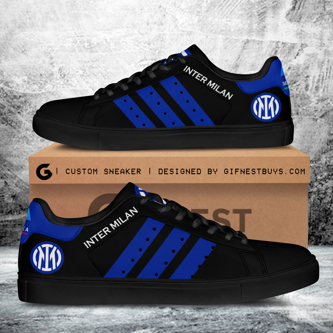 JWFancy Inter Milan FC Skate Stan Shoes Sneakes For Men And Women
