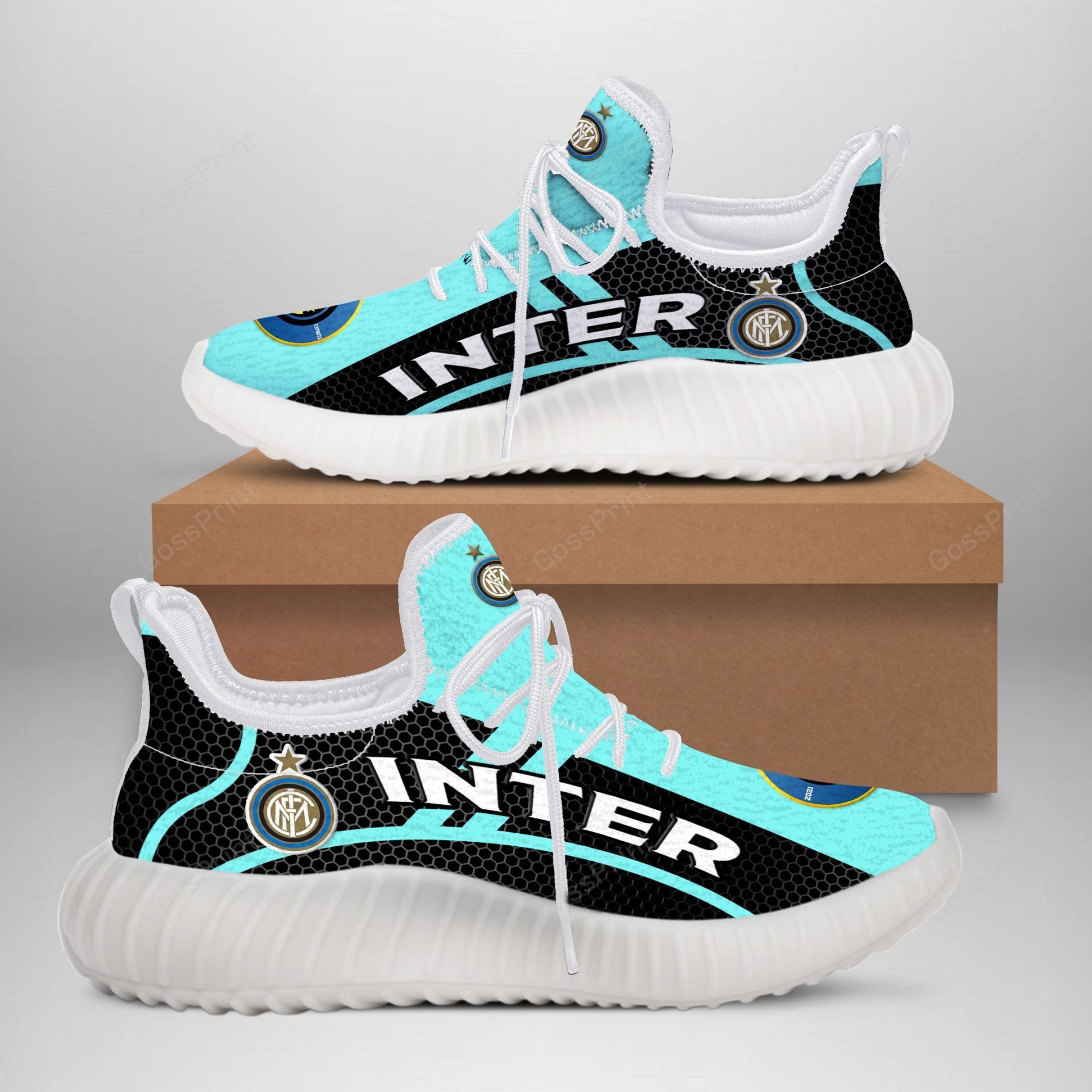 JWFancy Inter Milan Reze Sneakers Shoes For Men And Women