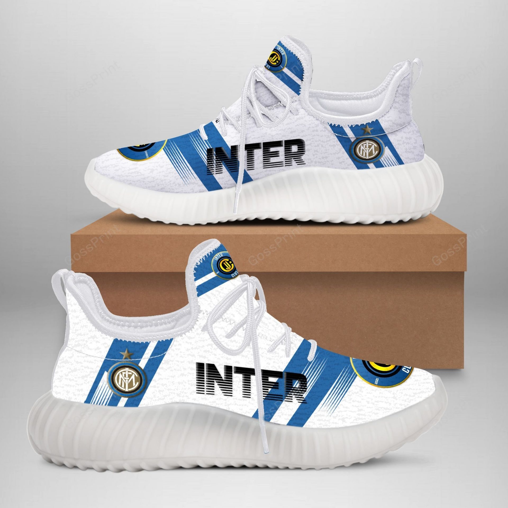 JWFancy Inter Milan Reze Sneakers Shoes For Men And Women