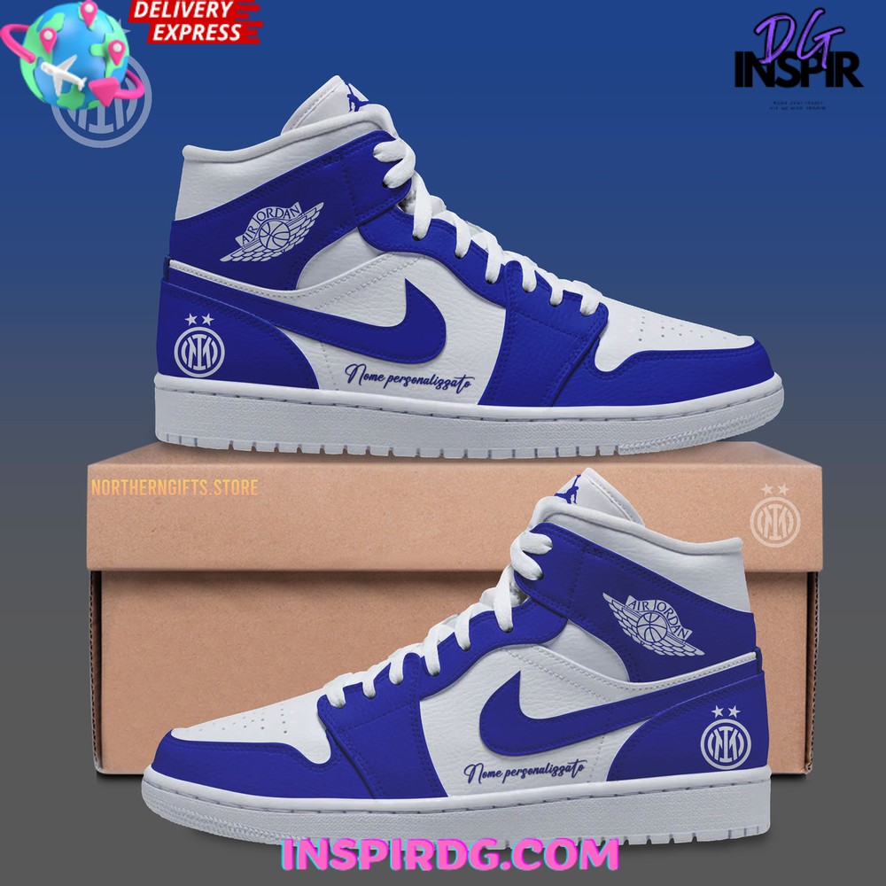 JWFancy Internazionale Milan AJ1 High Sneakers Shoes For Men And Women