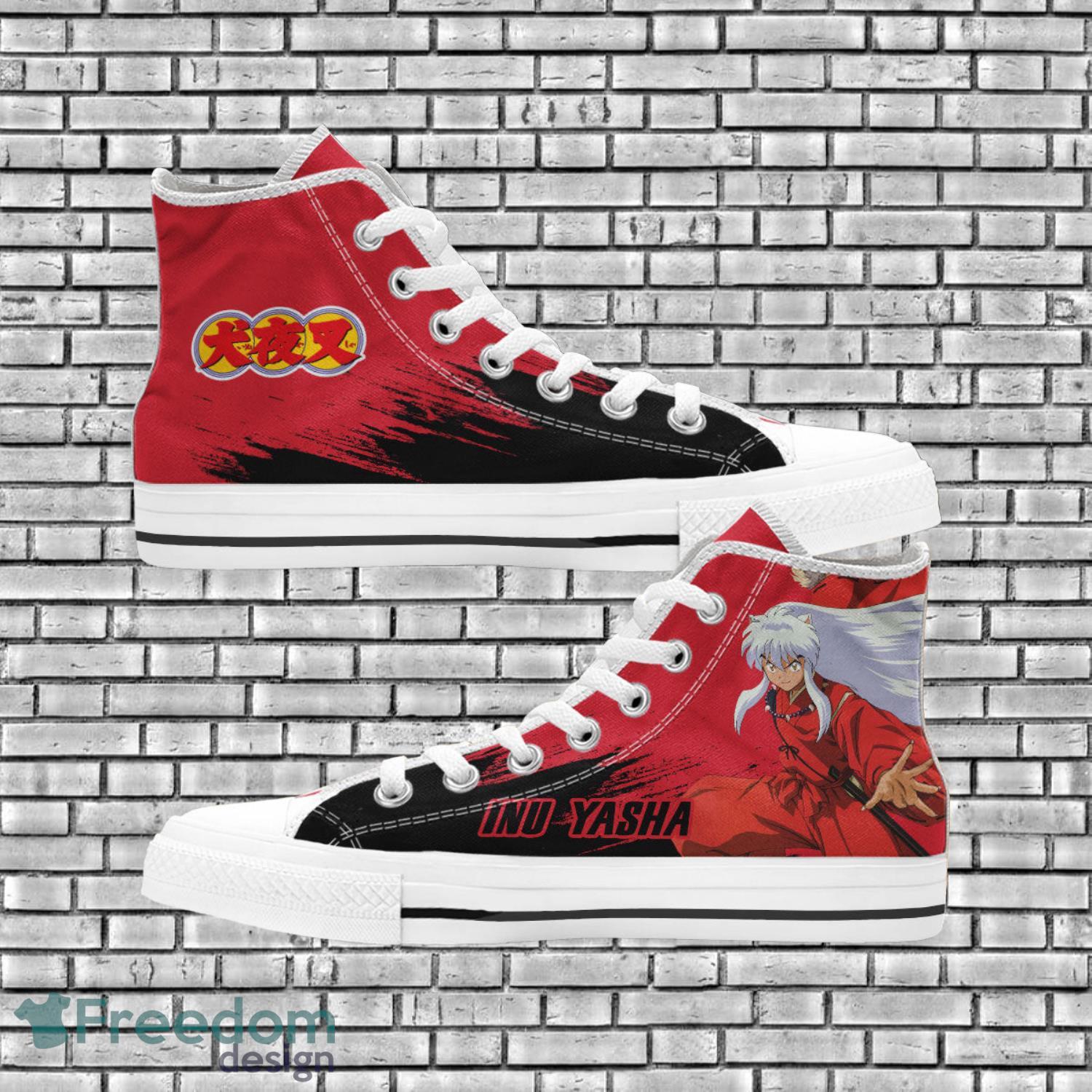 JWFancy Inuyasha High Top Canvas Sneakers Shoes For Men And Women