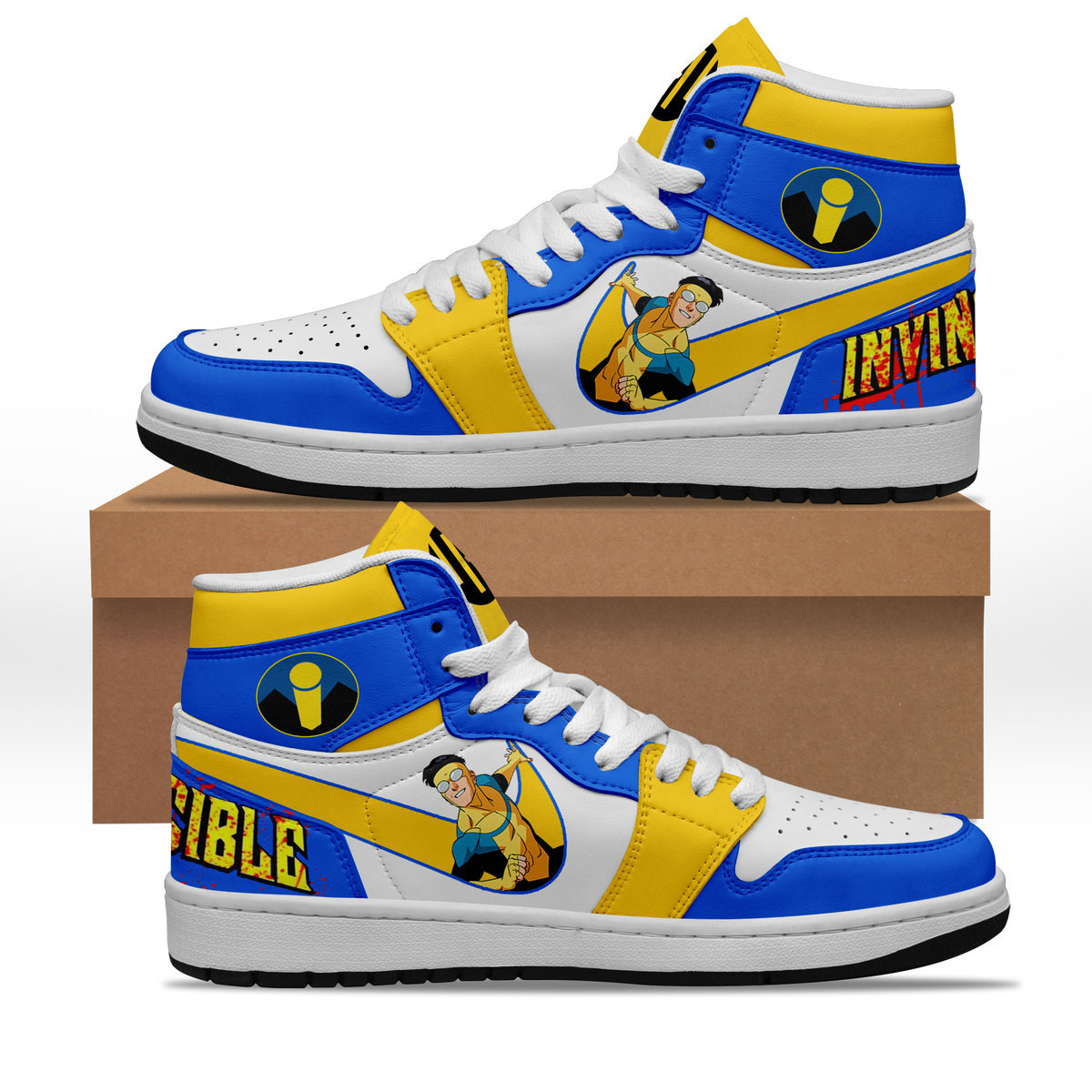 JWFancy Invincible AJ1 High Sneakers Shoes For Men And Women