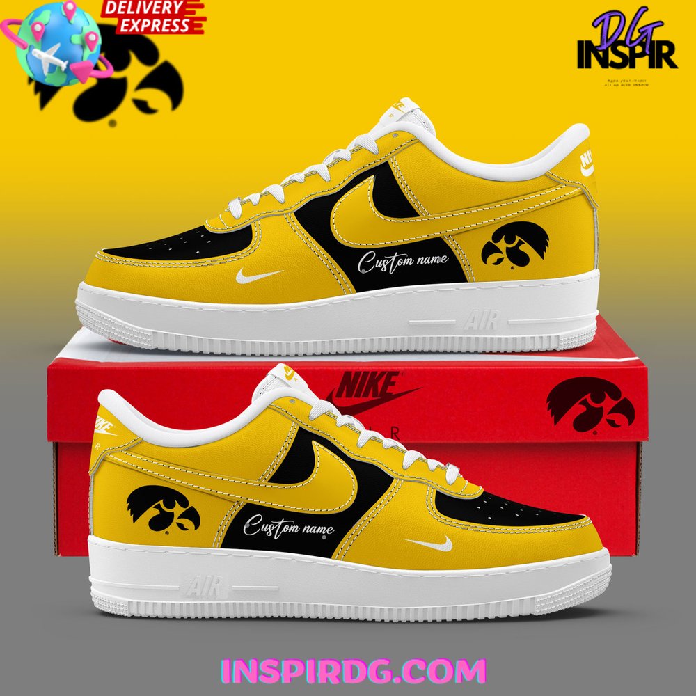 JWFancy Iowa Hawkeyes Air Low-Top Sneakers Shoes For Men And Women