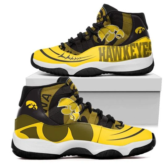 JWFancy Iowa Hawkeyes AJ13 Sneakers Shoes For Men And Women