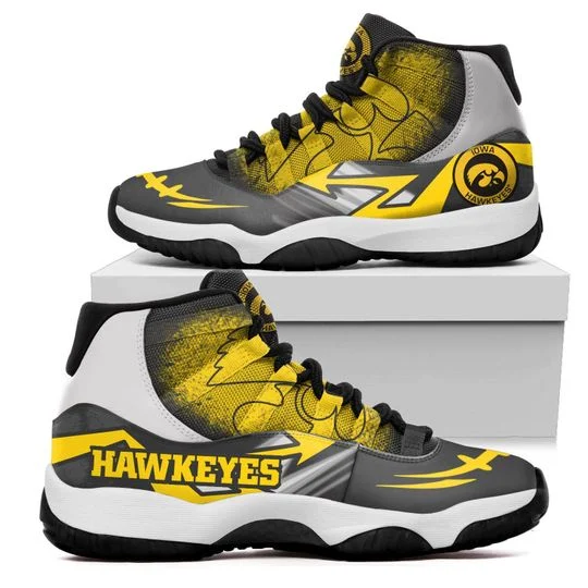 JWFancy Iowa Hawkeyes AJ13 Sneakers Shoes For Men And Women