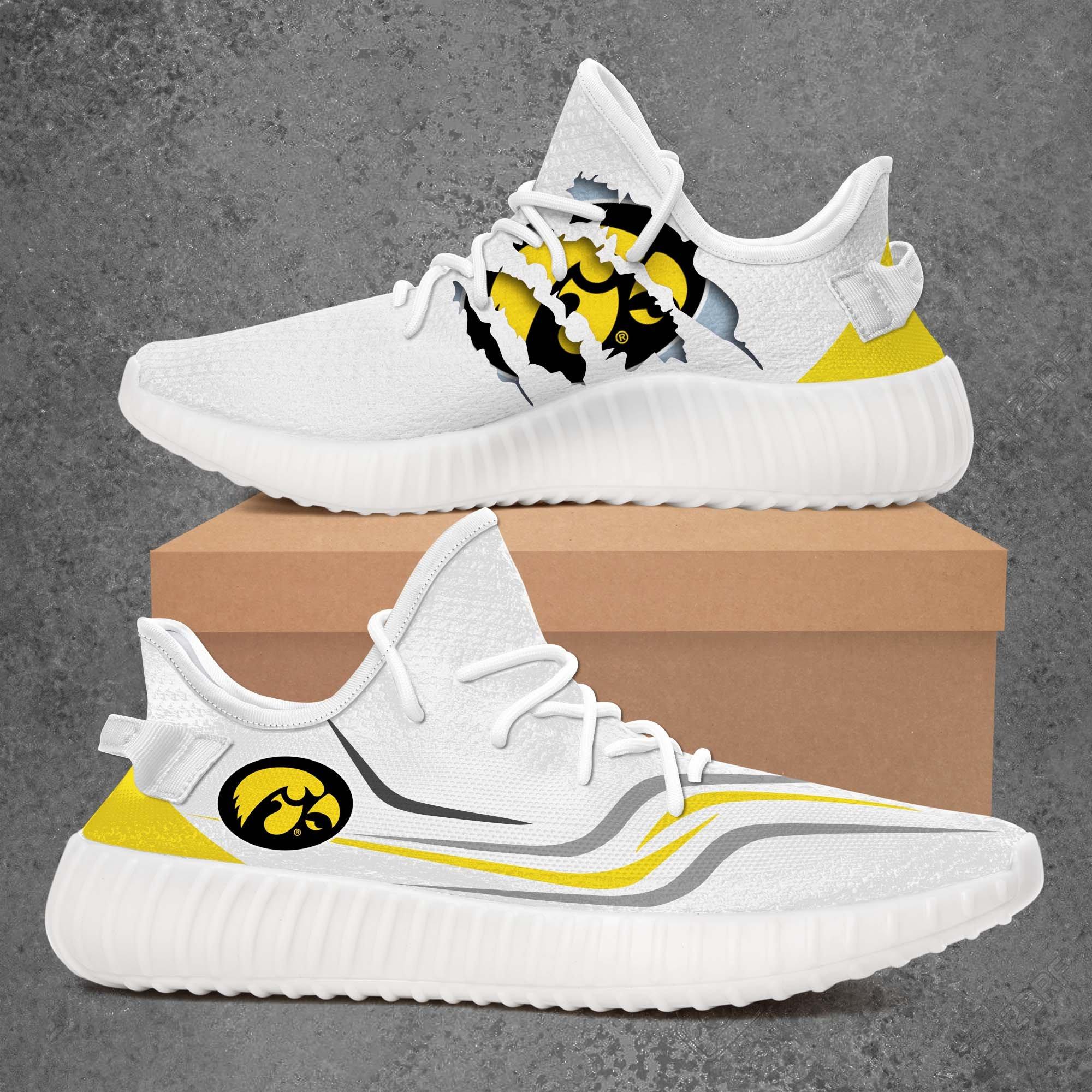 JWFancy Iowa Hawkeyes Yeezy Boost Shoes For Men And Women