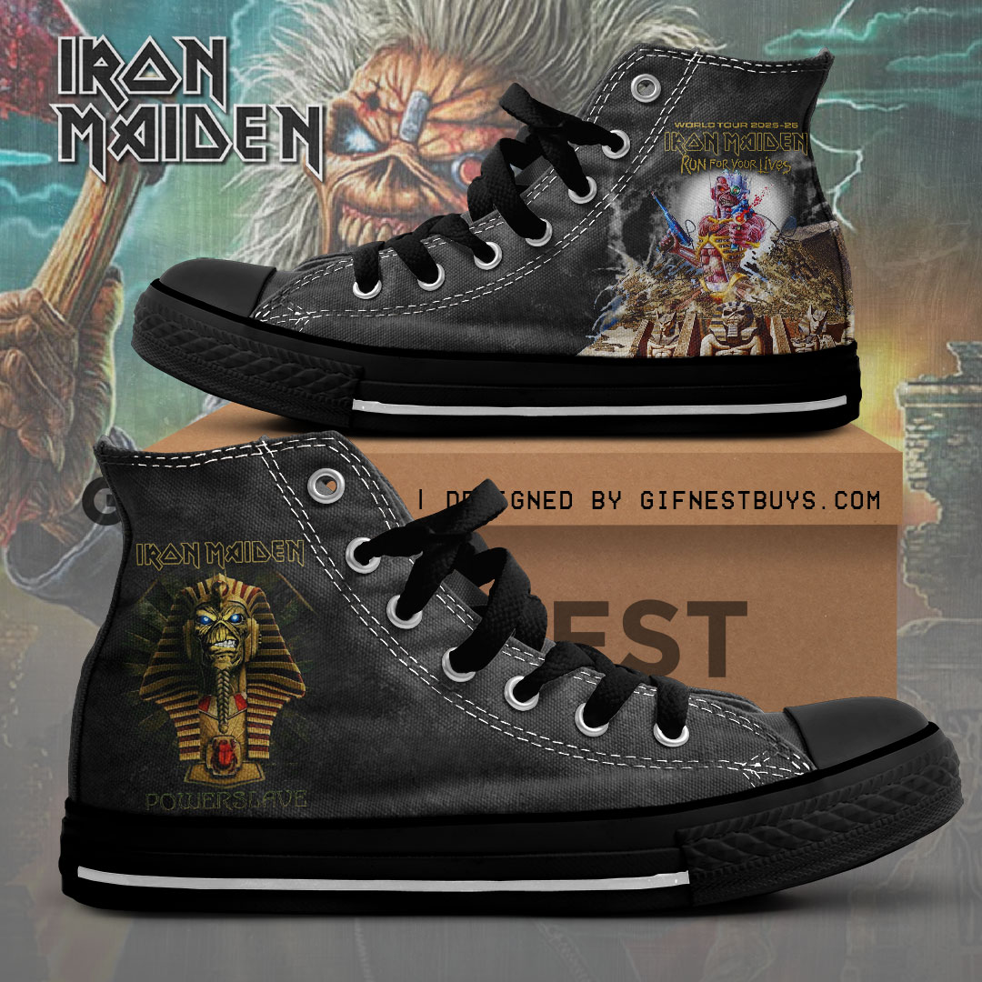 JWFancy IRMA Band High Top Canvas Sneakers Shoes For Men And Women