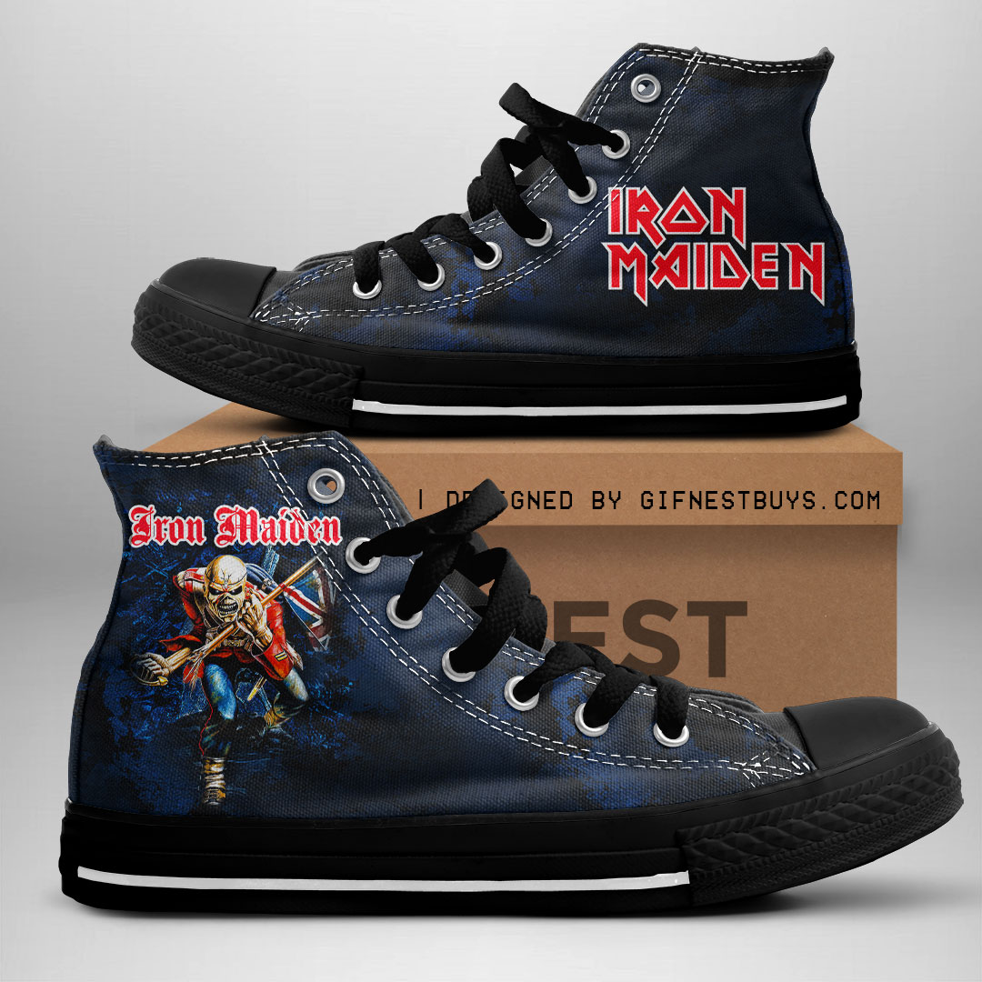 JWFancy IRMA Band High Top Canvas Sneakers Shoes For Men And Women
