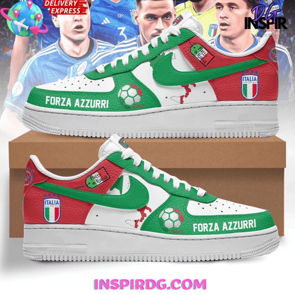 JWFancy Italia Forza Azzurri Euro Air Low-Top Sneakers Shoes For Men And Women