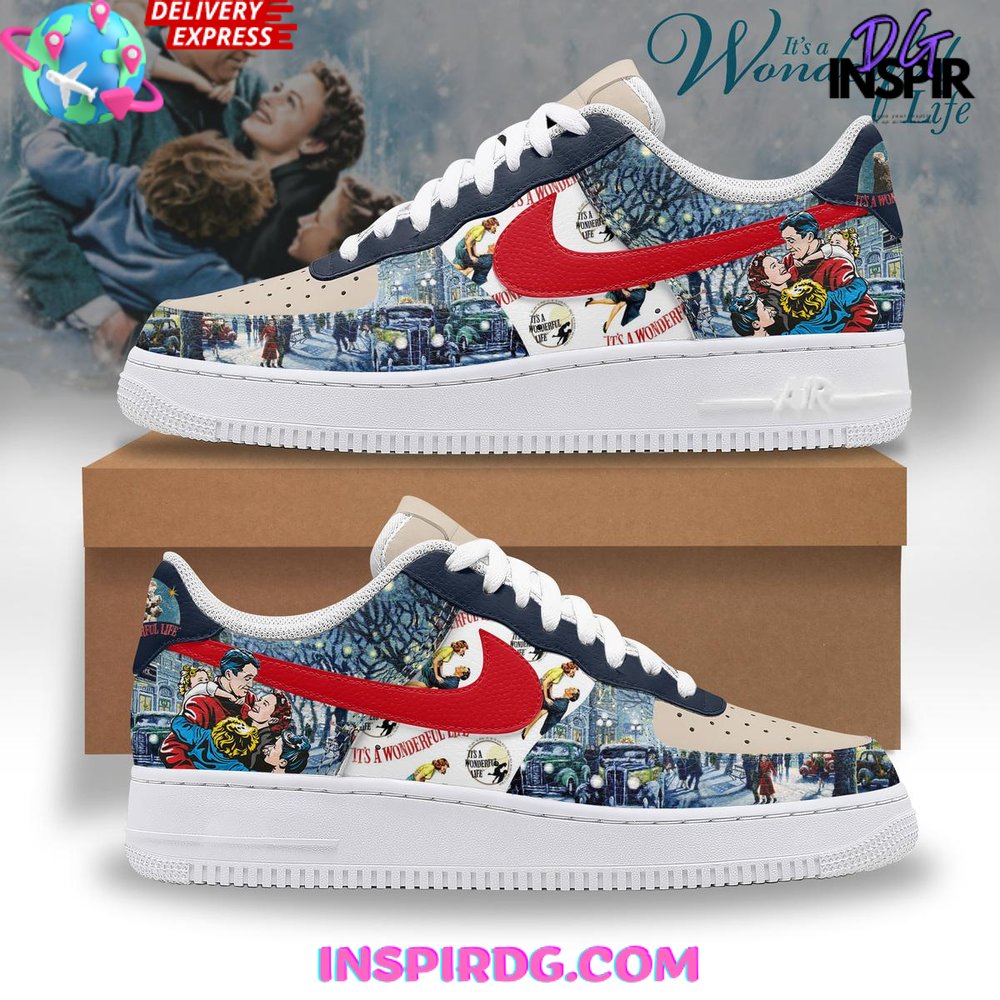 JWFancy Itâ€™s a Wonderful Life Air Low-Top Sneakers Shoes For Men And Women