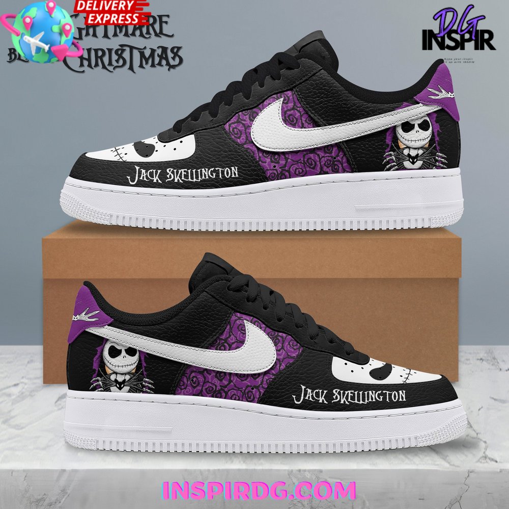 JWFancy Jack Skellington Air Low-Top Sneakers Shoes For Men And Women
