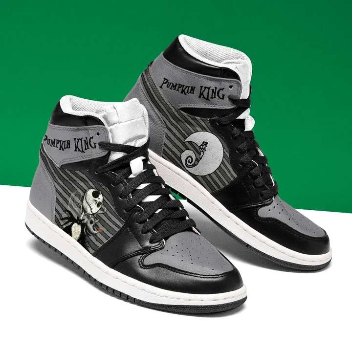 JWFancy Jack Skellington AJ1 High Sneakers Shoes For Men And Women