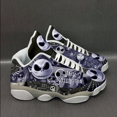 JWFancy Jack Skellington AJ13 Sneakers Shoes For Men And Women