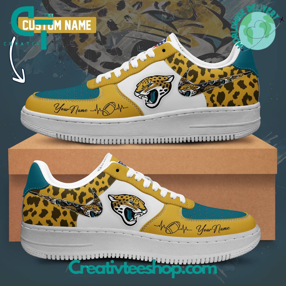 JWFancy Jacksonville Jaguars Air Low-Top Sneakers Shoes For Men And Women