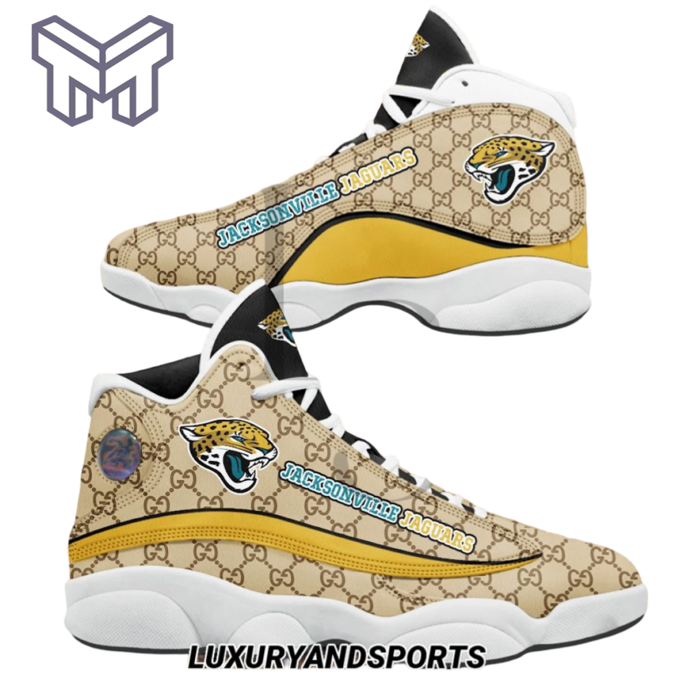 JWFancy Jacksonville Jaguars AJ13 Sneakers Shoes For Men And Women