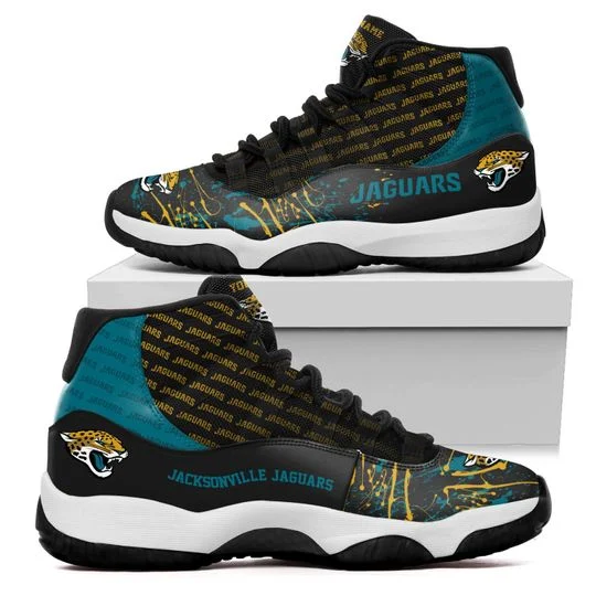 JWFancy Jacksonville Jaguars AJ13 Sneakers Shoes For Men And Women