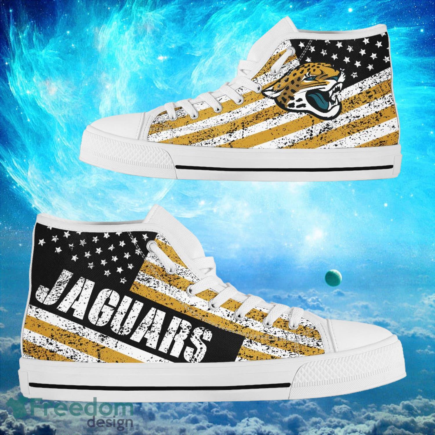 JWFancy Jacksonville Jaguars High Top Canvas Sneakers Shoes For Men And Women