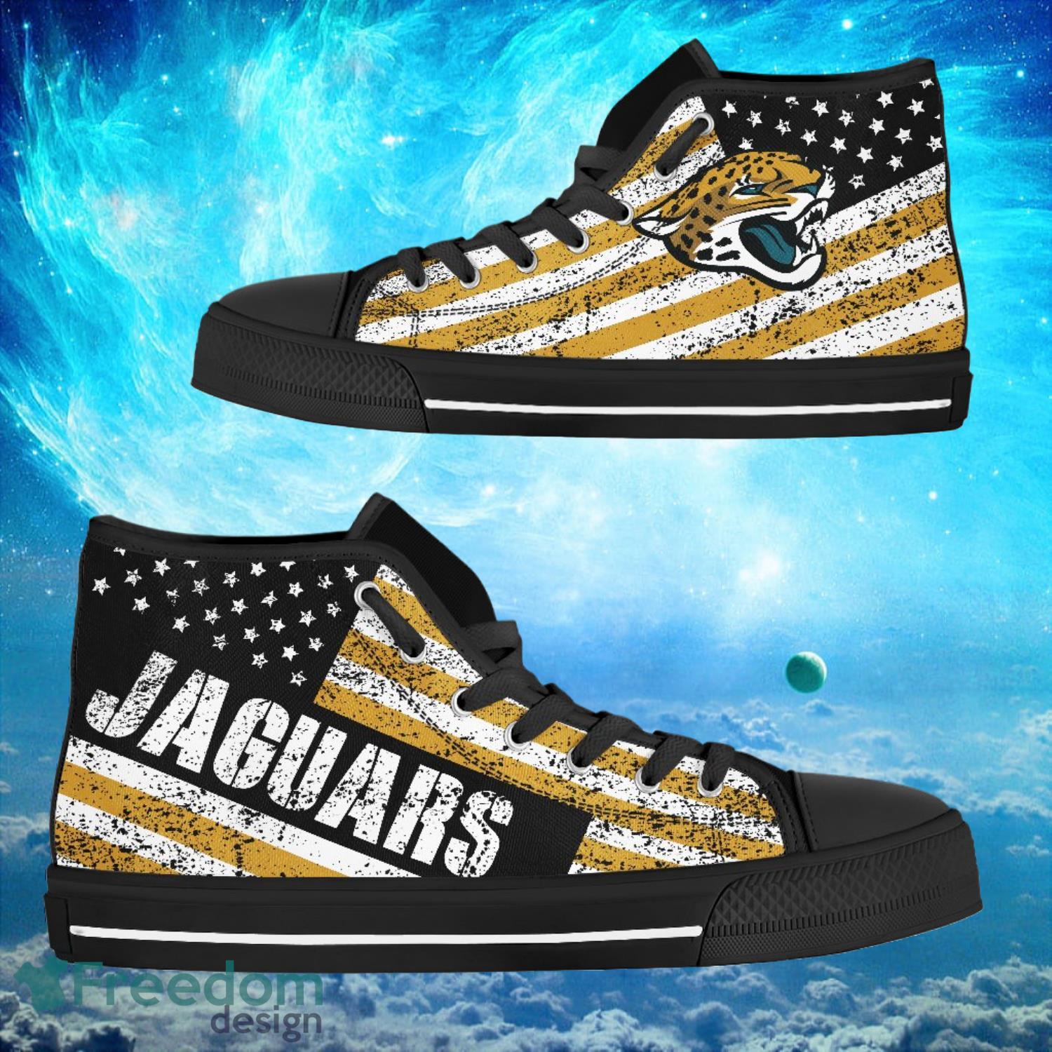 JWFancy Jacksonville Jaguars High Top Canvas Sneakers Shoes For Men And Women