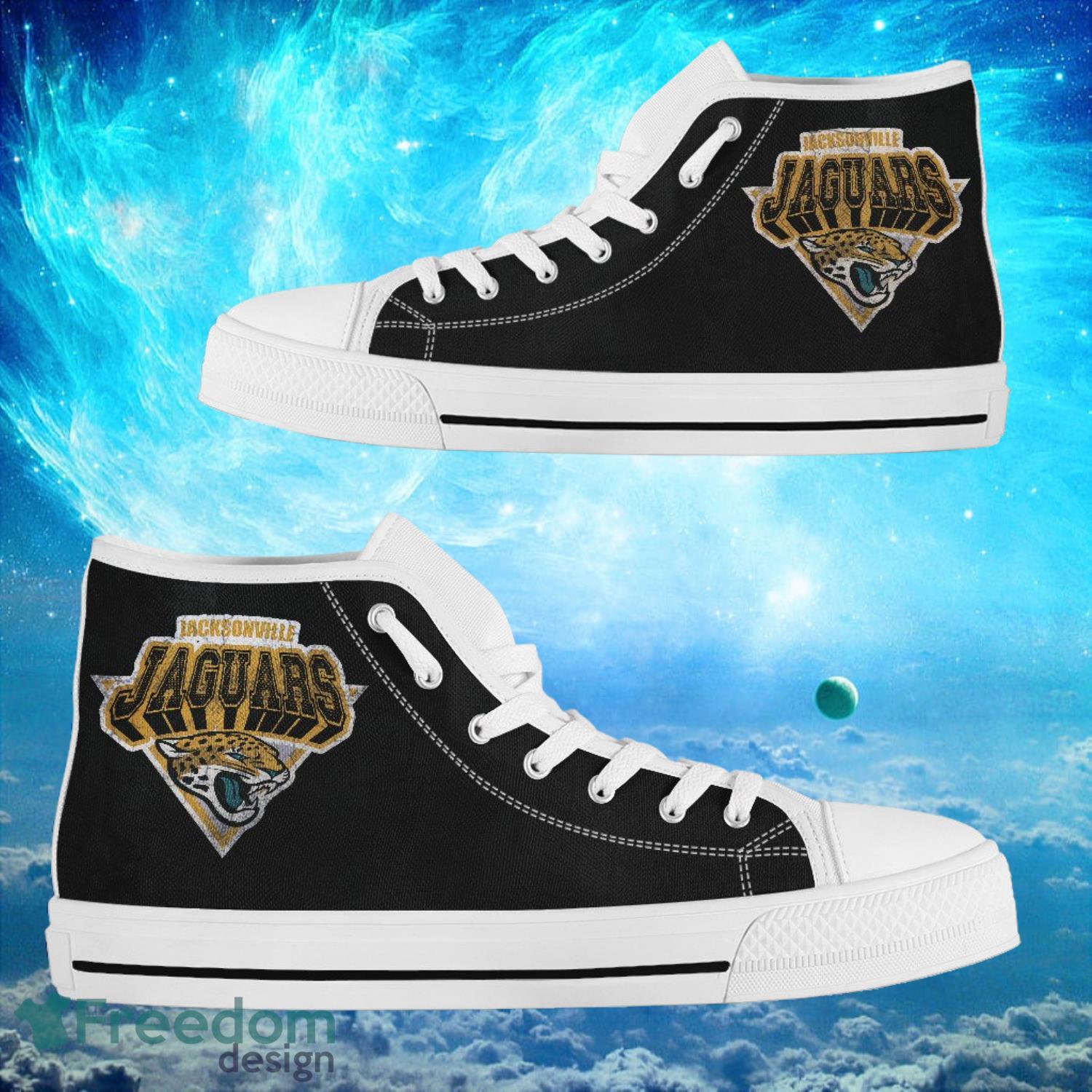 JWFancy Jacksonville Jaguars High Top Canvas Sneakers Shoes For Men And Women