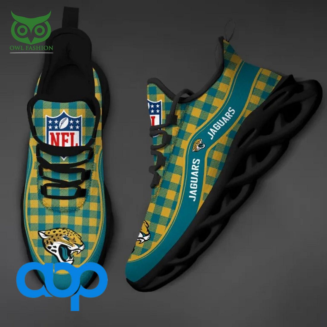 JWFancy Jacksonville Jaguars Max Soul Shoes Sneakers For Men And Women