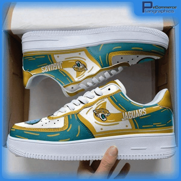 JWFancy Jacksonville Jaguars NFL Air Low-Top Sneakers Shoes For Men And Women