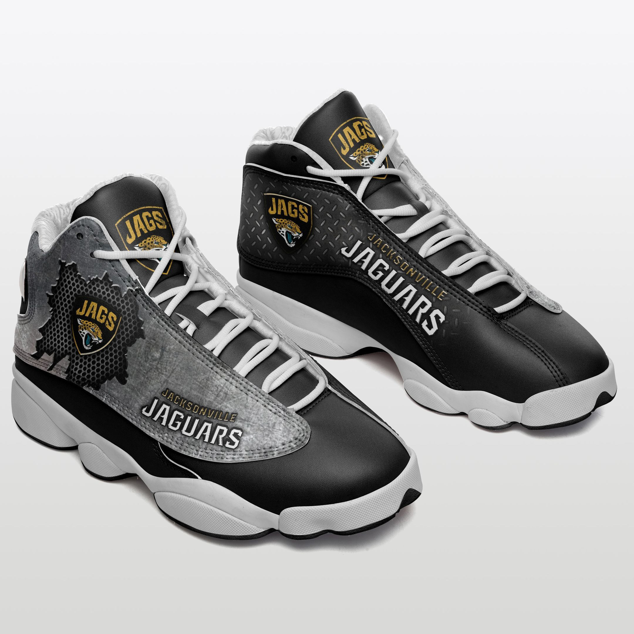 JWFancy Jacksonville Jaguars NFL AJ13 Sneakers Shoes For Men And Women