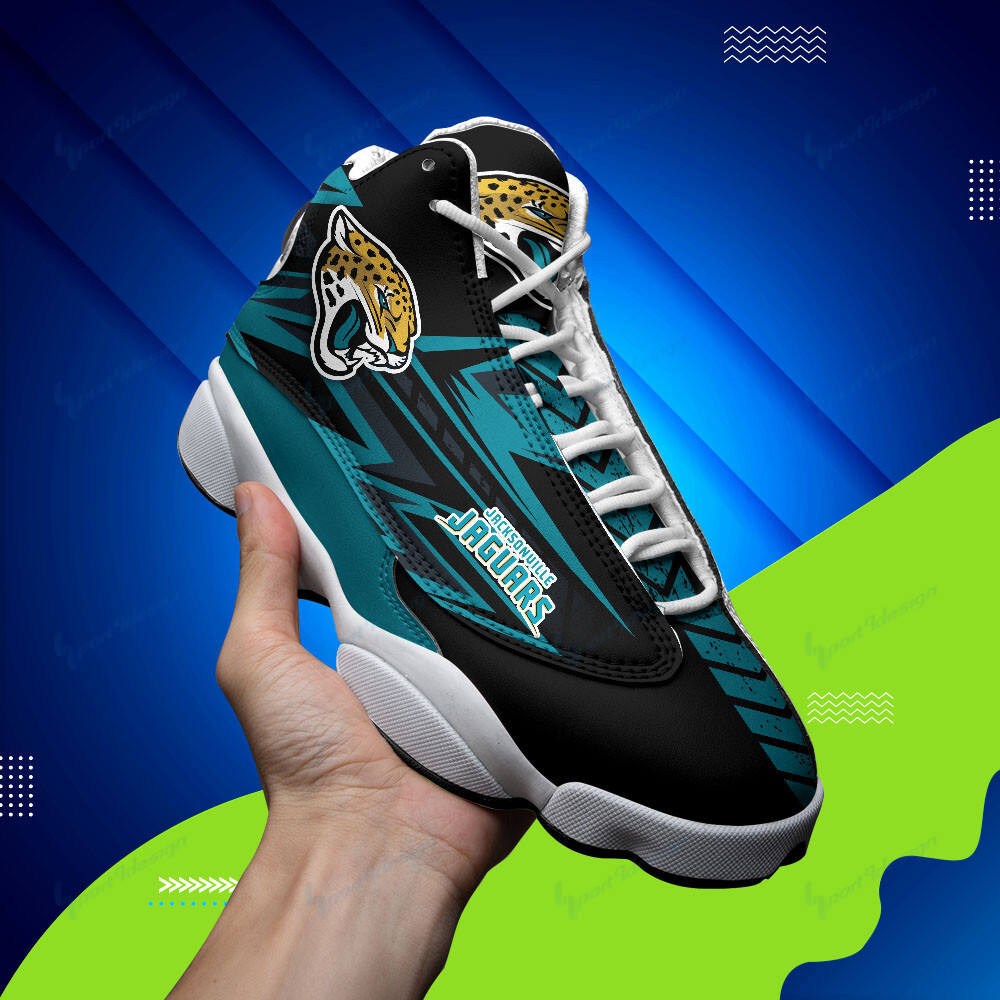JWFancy Jacksonville Jaguars NFL AJ13 Sneakers Shoes For Men And Women