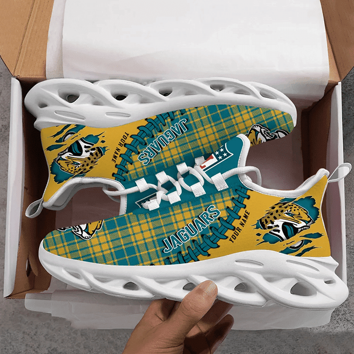 JWFancy Jacksonville Jaguars NFL Max Soul Shoes Sneakers For Men And Women