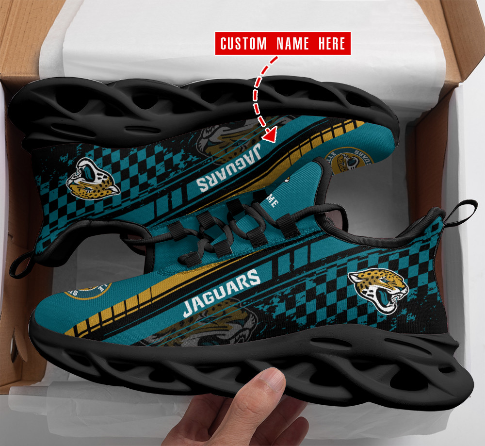 JWFancy Jacksonville Jaguars NFL Max Soul Shoes Sneakers For Men And Women