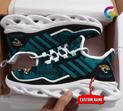 JWFancy Jacksonville Jaguars NFL Max Soul Shoes Sneakers For Men And Women