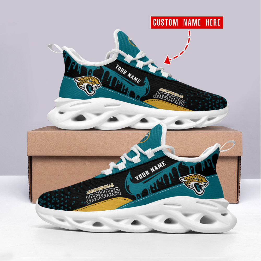 JWFancy Jacksonville Jaguars NFL Max Soul Shoes Sneakers For Men And Women