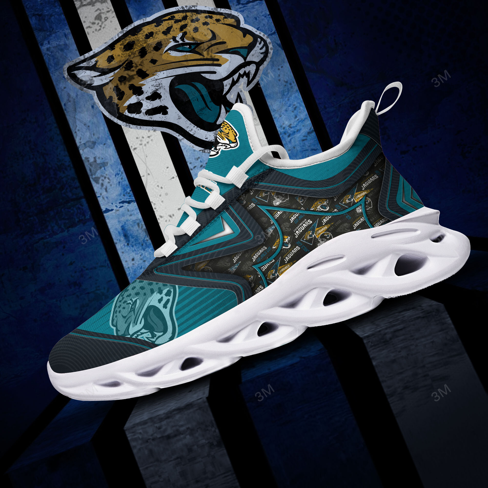 JWFancy Jacksonville Jaguars NFL Max Soul Shoes Sneakers For Men And Women