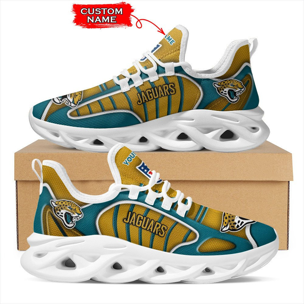 JWFancy Jacksonville Jaguars NFL Max Soul Shoes Sneakers For Men And Women