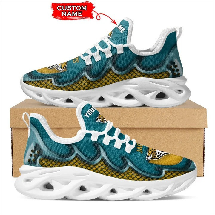 JWFancy Jacksonville Jaguars NFL Max Soul Shoes Sneakers For Men And Women
