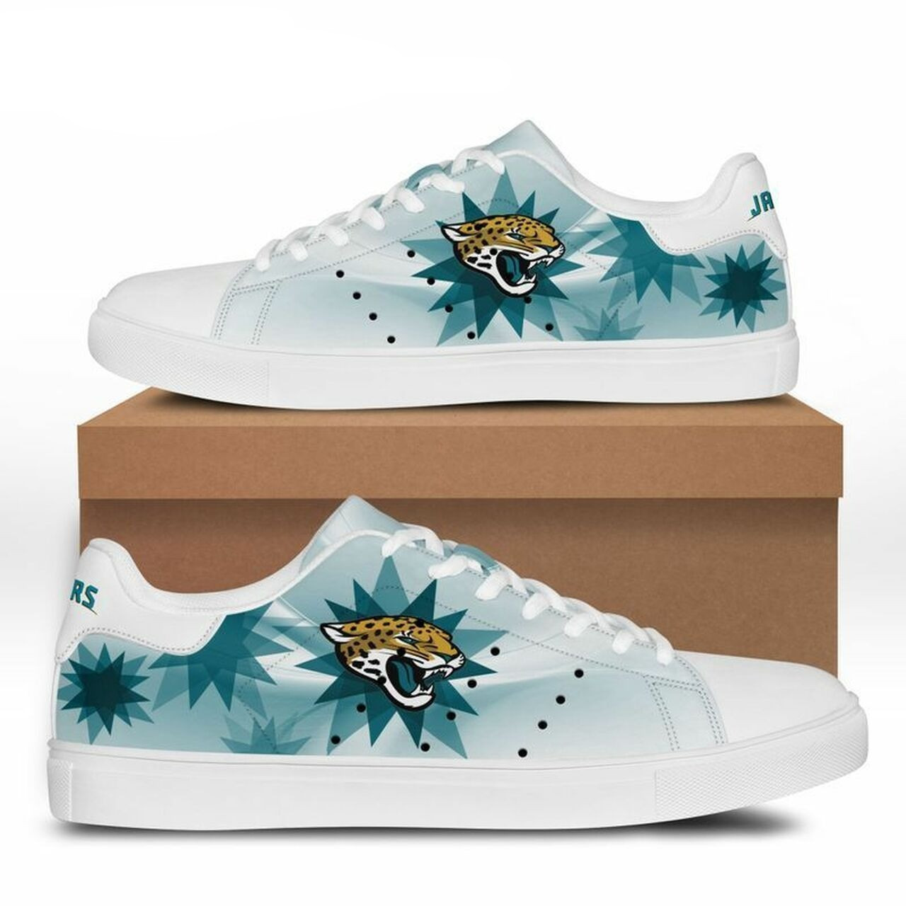 JWFancy Jacksonville Jaguars Skate Stan Shoes Sneakes For Men And Women