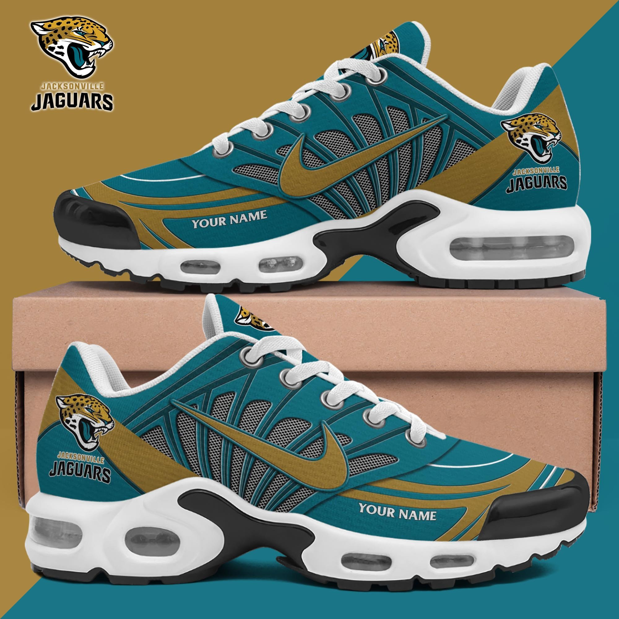 JWFancy Jacksonville Jaguars TN Shoes Sneakers For Men And Women