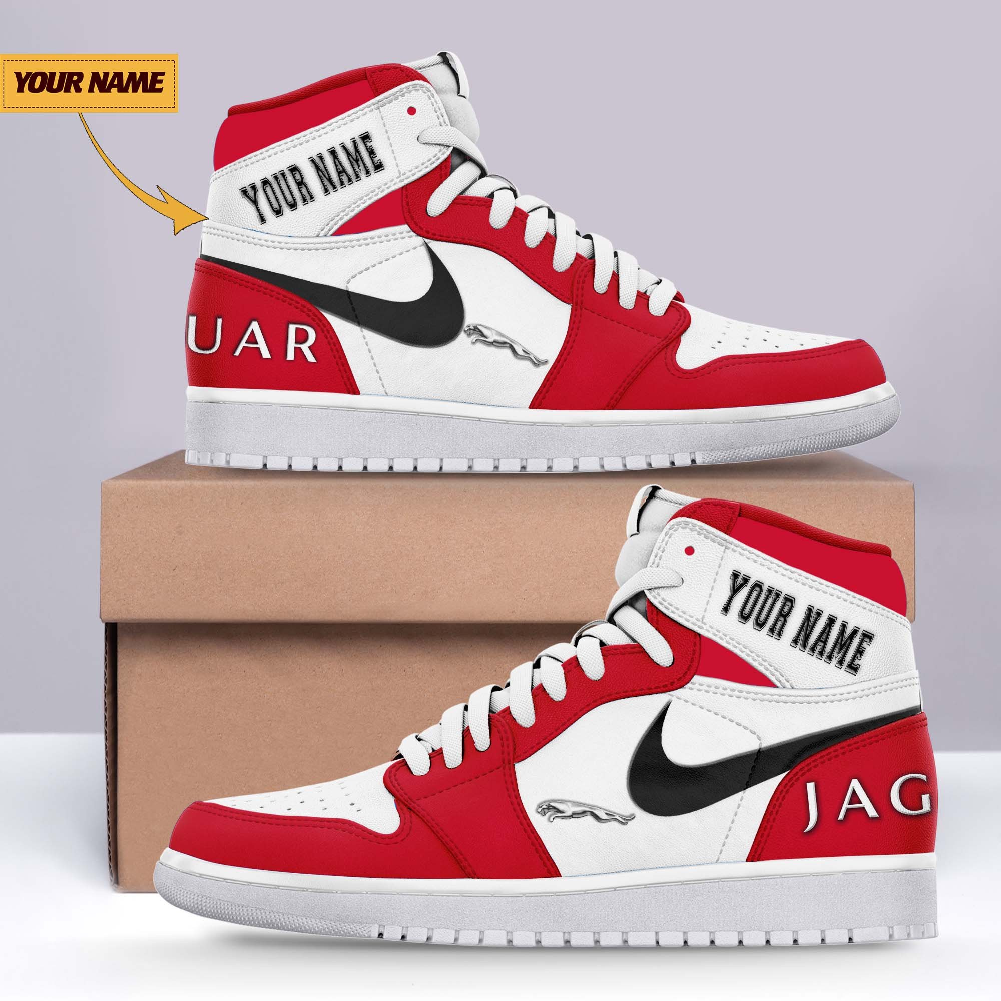 JWFancy Jaguar AJ1 High Sneakers Shoes For Men And Women