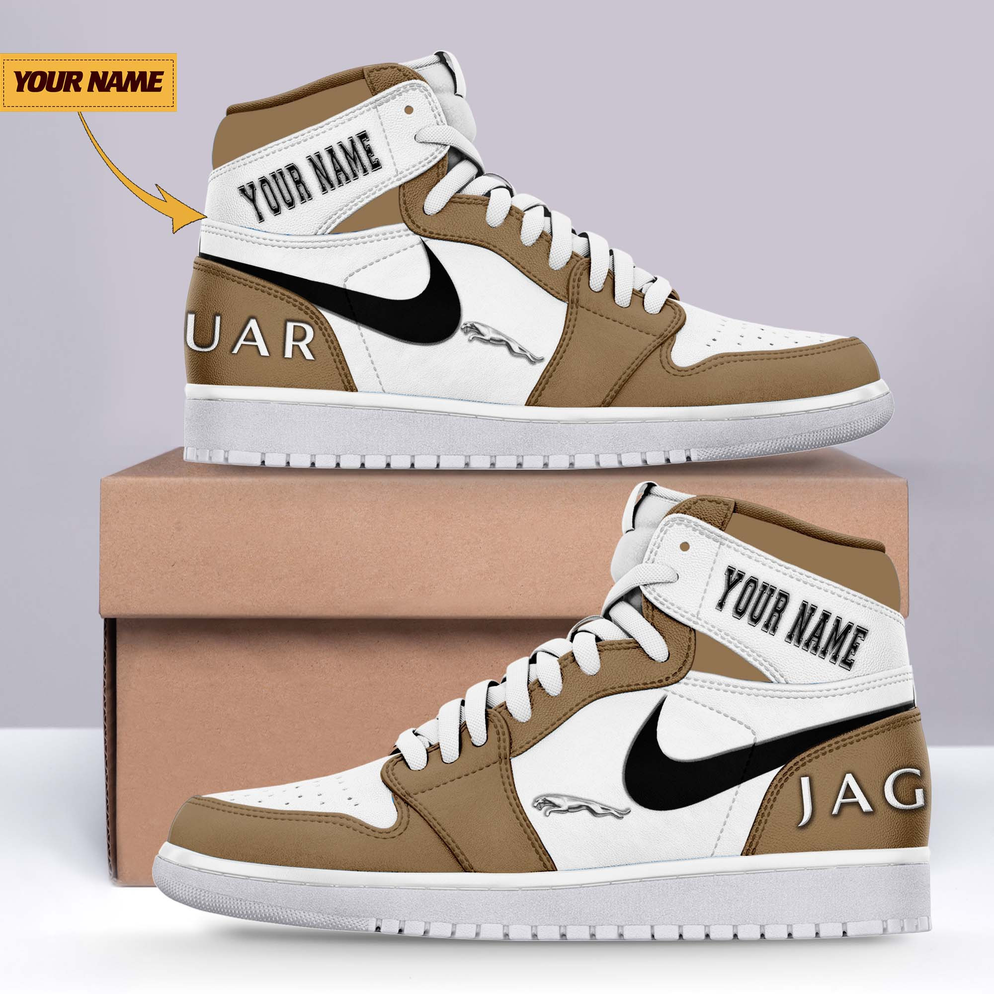 JWFancy Jaguar AJ1 High Sneakers Shoes For Men And Women
