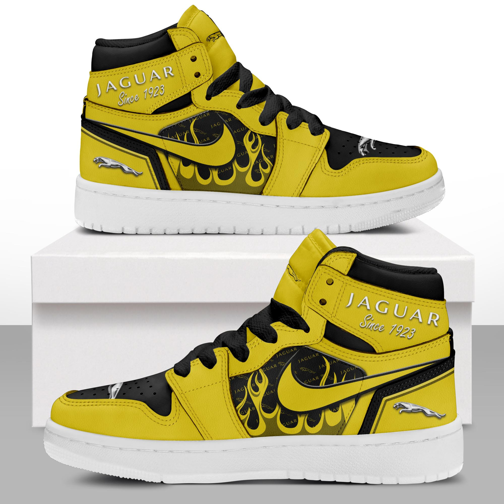 JWFancy Jaguar AJ1 High Sneakers Shoes For Men And Women