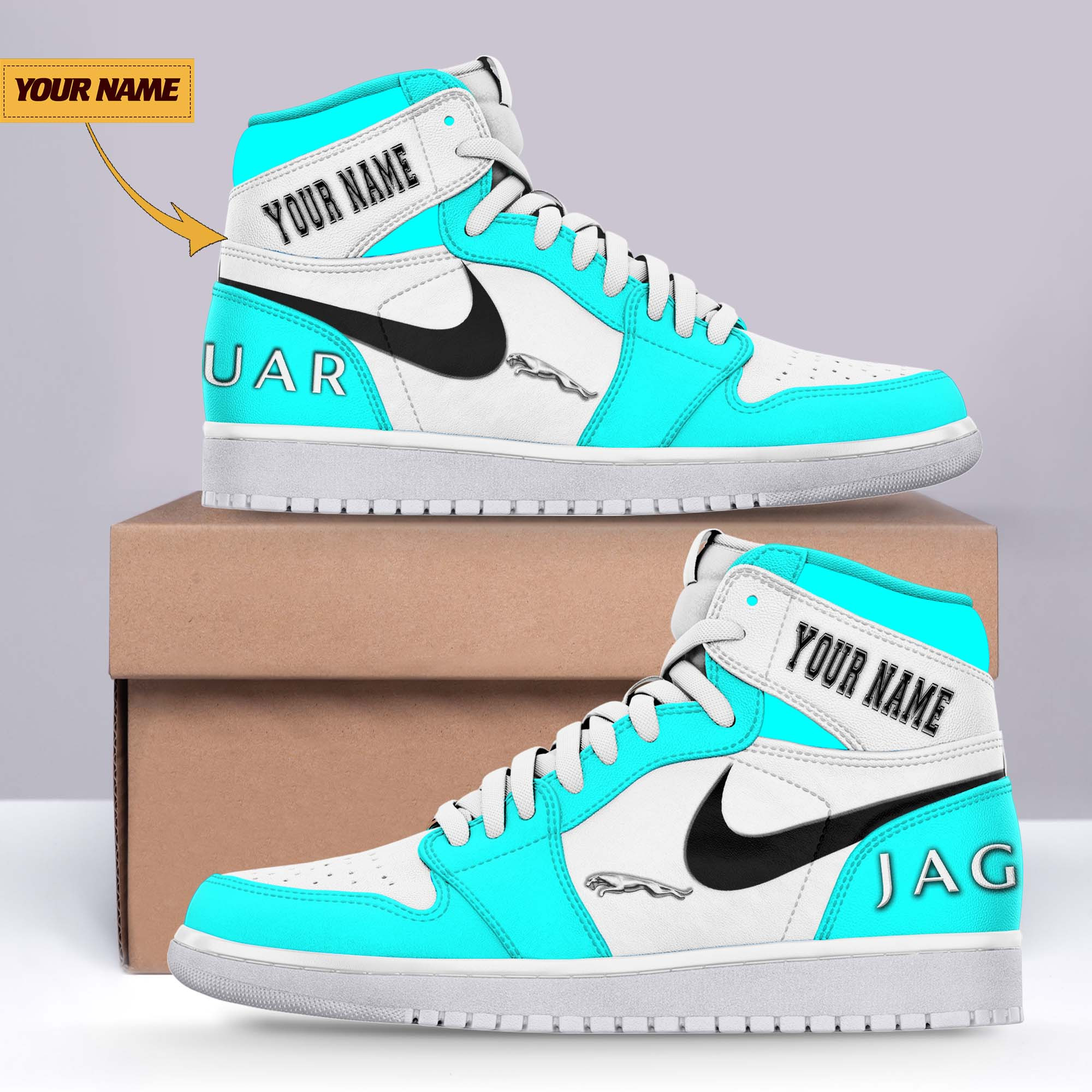 JWFancy Jaguar AJ1 High Sneakers Shoes For Men And Women