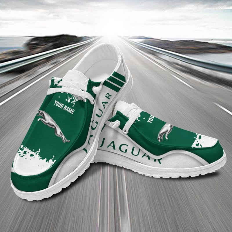 JWFancy Jaguars Hey Dude Shoes Wally Men's Lace Up Loafers Comfortable For Men And Women