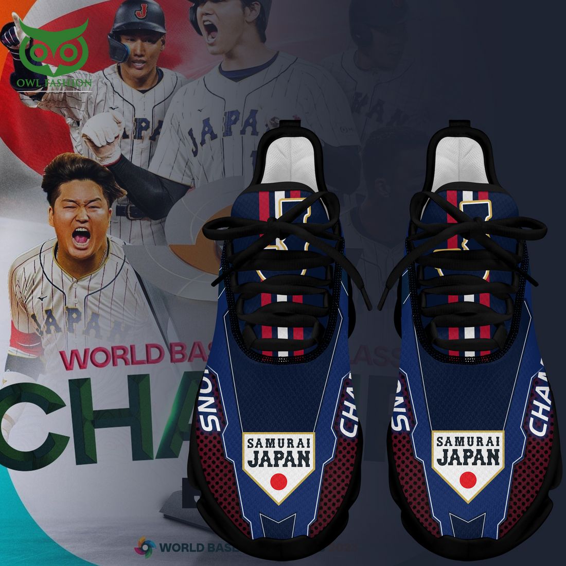 JWFancy Japan national baseball team Max Soul Shoes Sneakers For Men And Women