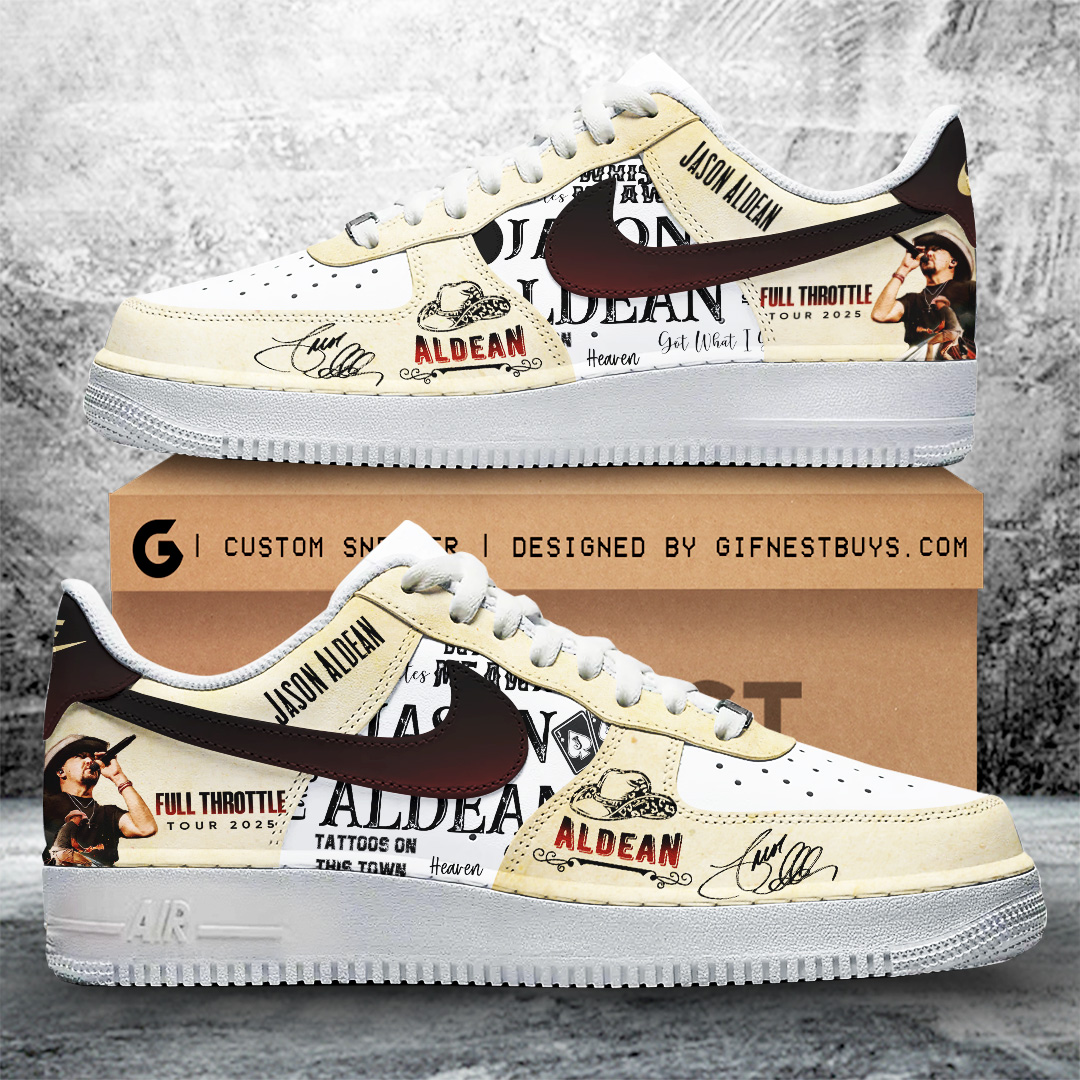 JWFancy Jason Aldean Air Low-Top Sneakers Shoes For Men And Women
