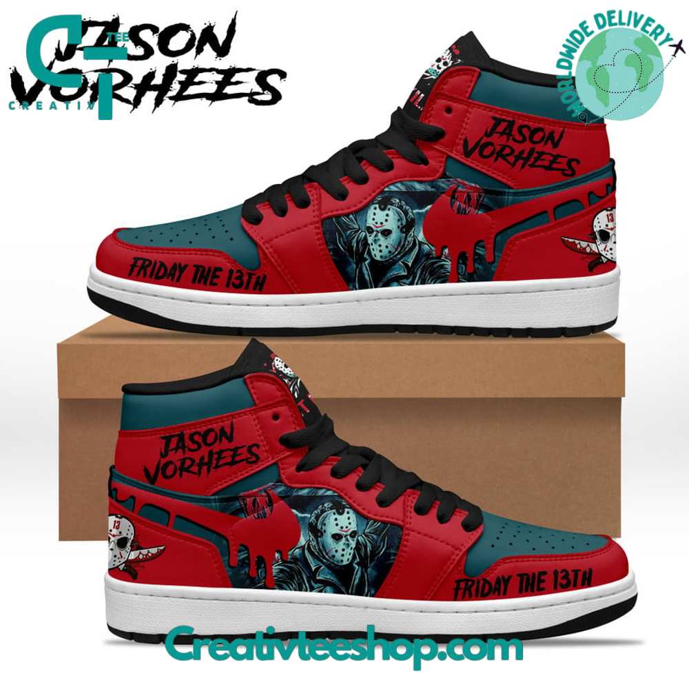 JWFancy Jason Voorhees AJ1 High Sneakers Shoes For Men And Women