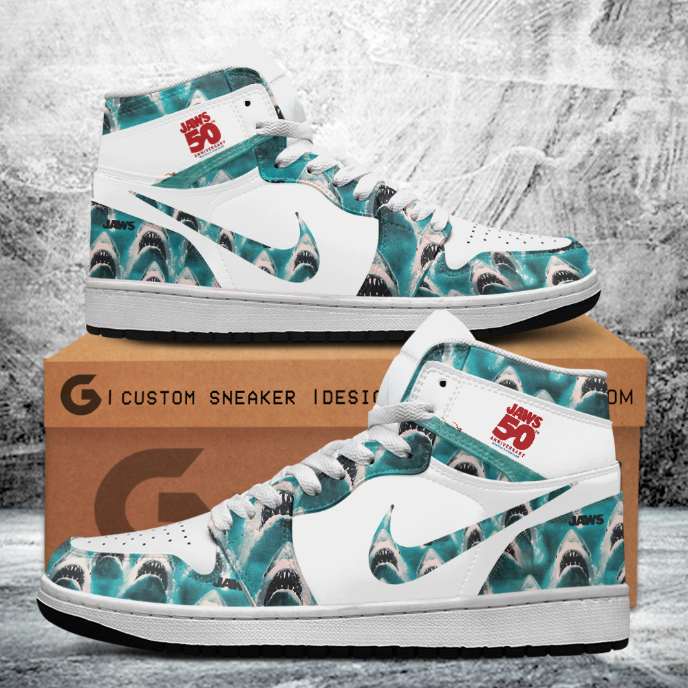 JWFancy Jaws AJ1 High Sneakers Shoes For Men And Women