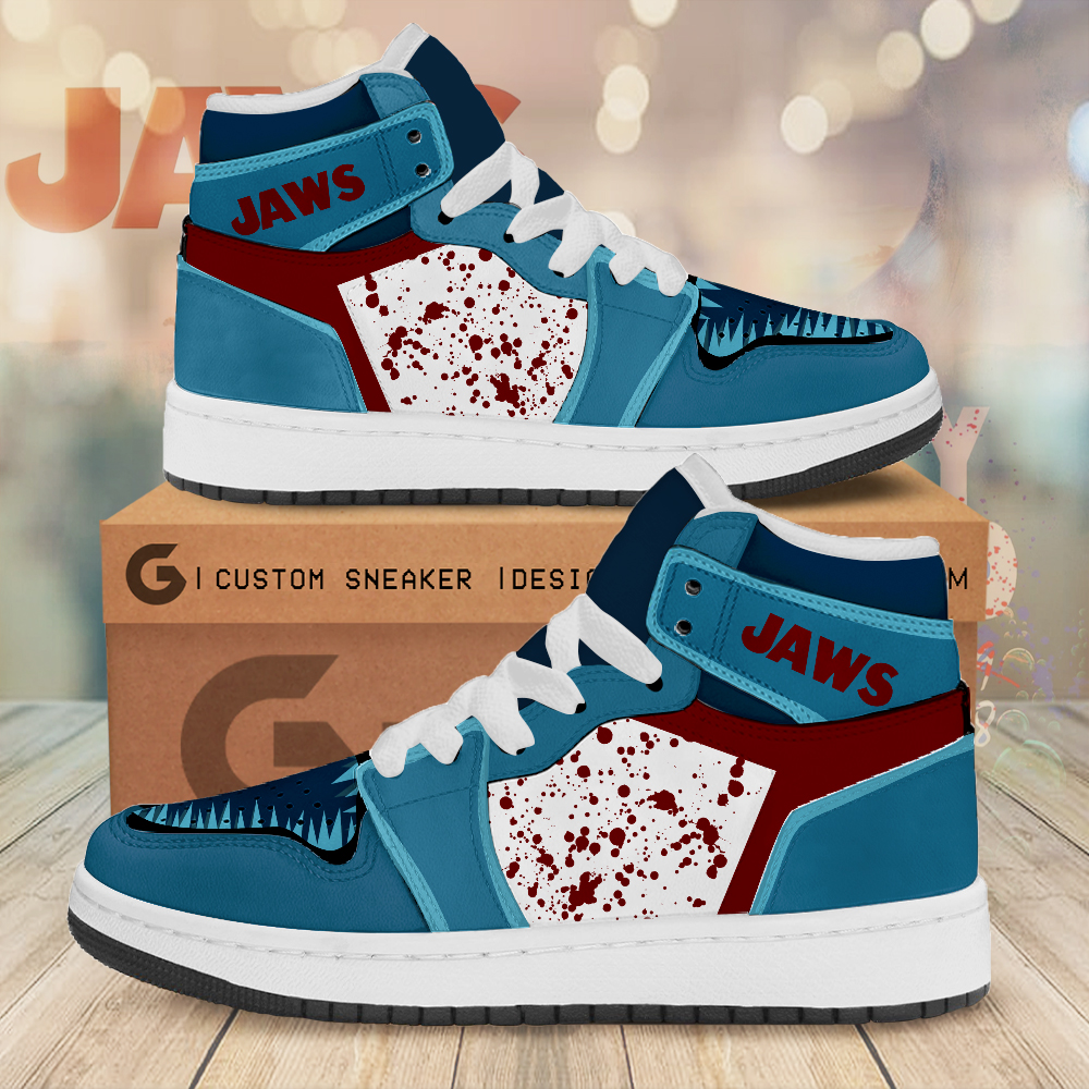 JWFancy Jaws AJ1 High Sneakers Shoes For Men And Women