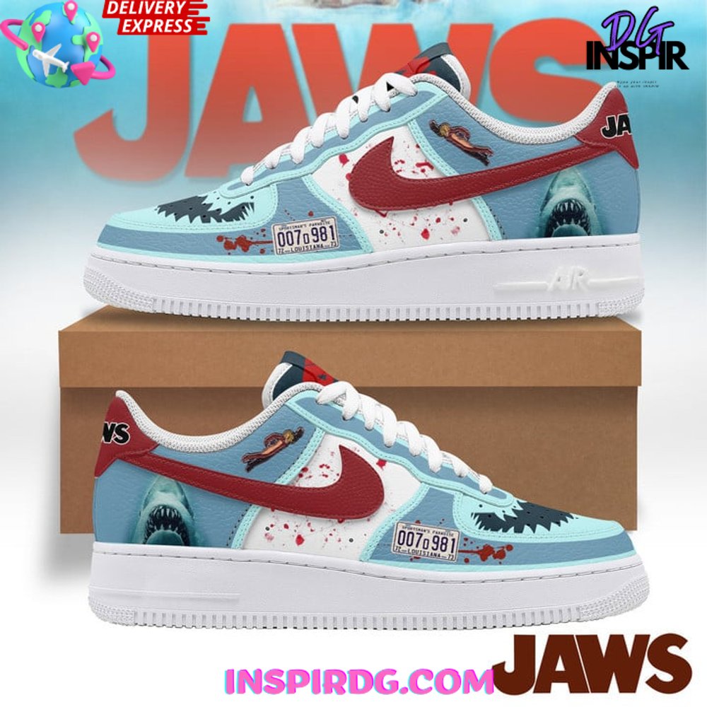 JWFancy Jaws Shark Air Low-Top Sneakers Shoes For Men And Women