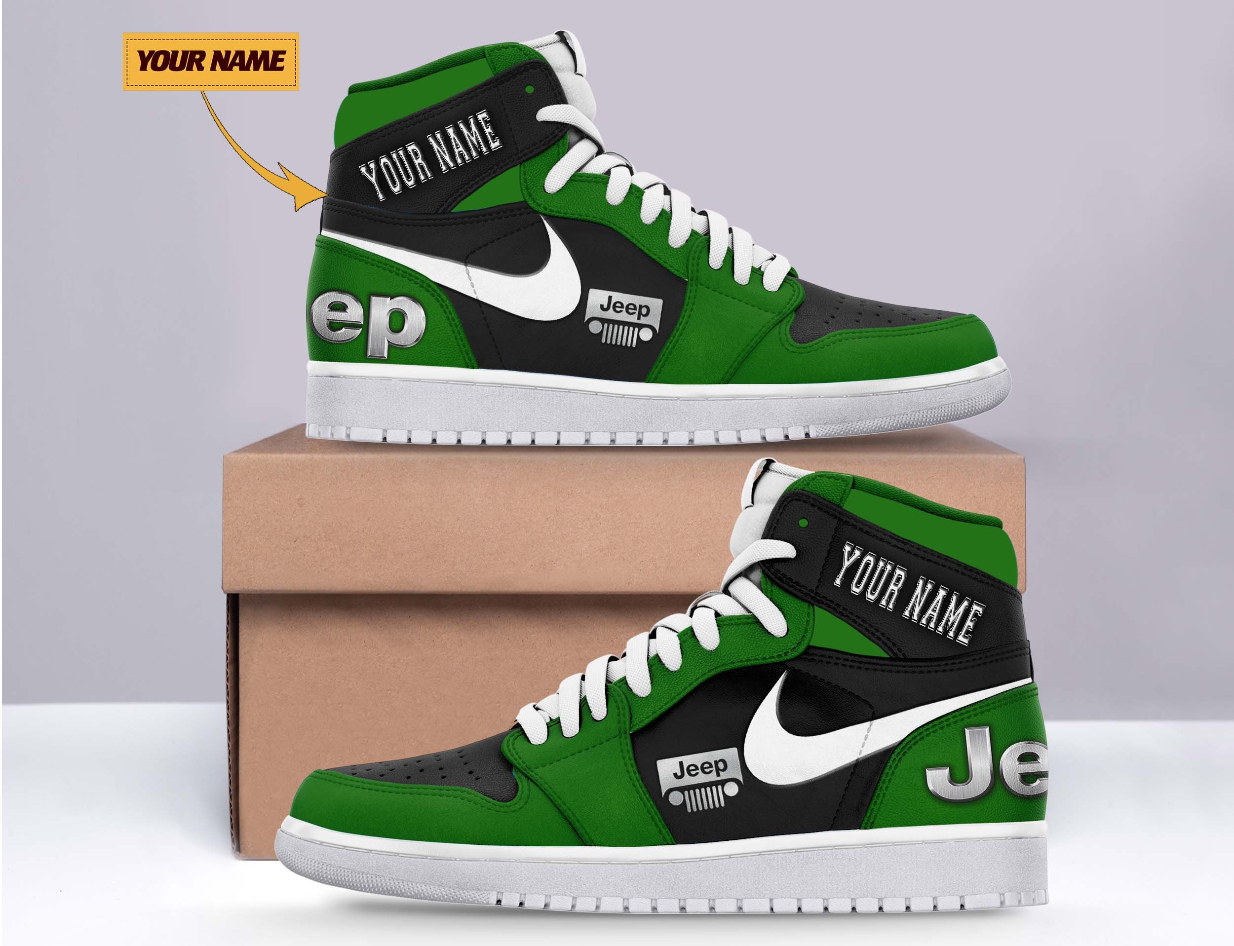 JWFancy Jeep AJ1 High Sneakers Shoes For Men And Women