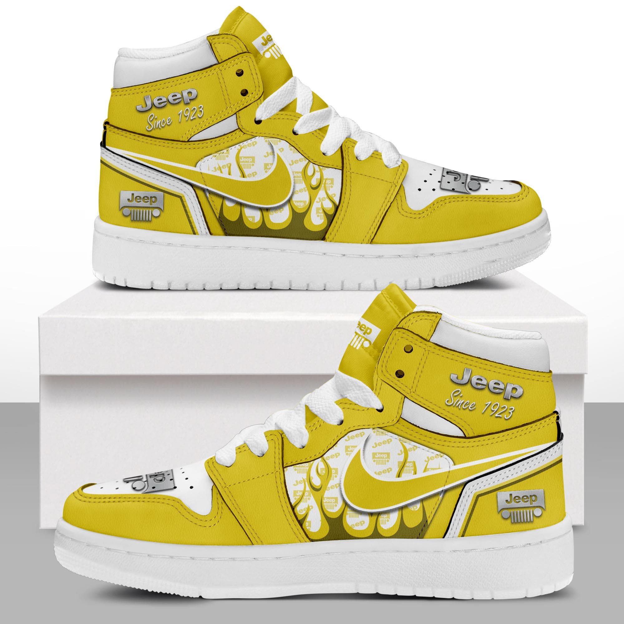 JWFancy Jeep AJ1 High Sneakers Shoes For Men And Women