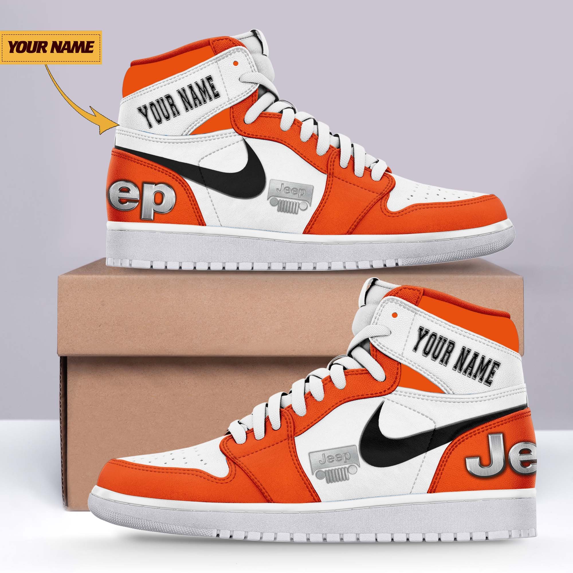 JWFancy Jeep AJ1 High Sneakers Shoes For Men And Women